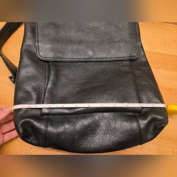 Latico Leathers Black Genuine Leather Backpack Vintage - Picture 15 of 16